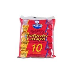 Turrones Arcor x 10 unidades