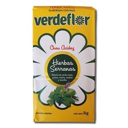 Yerba Mate Verdeflor HIerbas Serranas 500 gr.