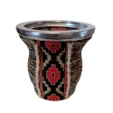 Mate Vidrio Forrado Guardapampa