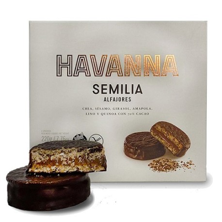 Alfajores Havanna Semilia Sin Gluten x4