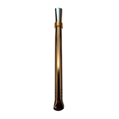 Bombilla Acero Chata 16 cm